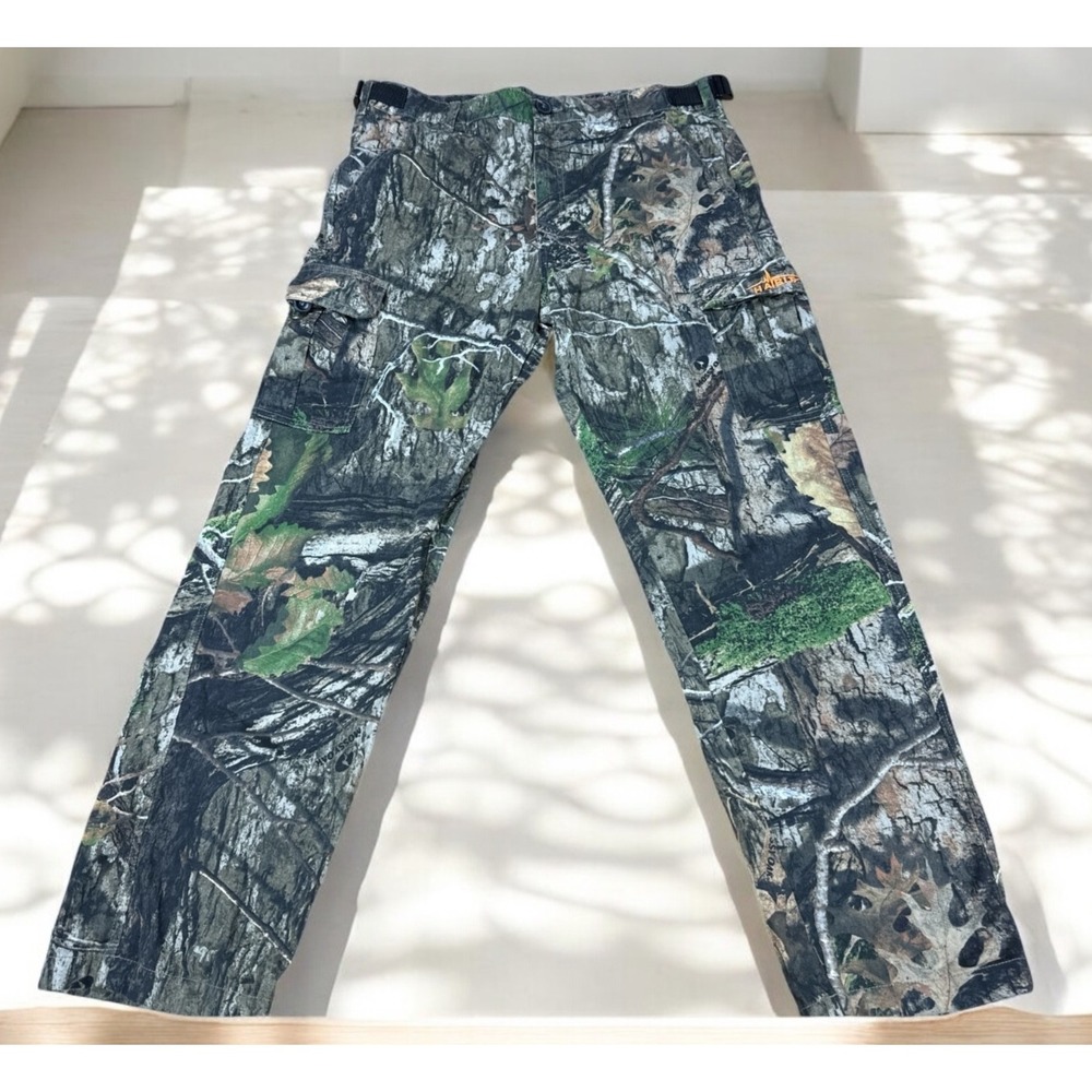 Habit Realtree Pants Men's Large Dark Oak Wide Leg Adjustable Camo Hunting Gear